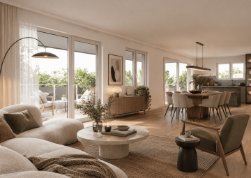 Erstbezug: Moderne 3-Zimmer-Wohnung stadtnah in Waldshut zu vermieten, 79761 Waldshut-Tiengen, Etagenwohnung