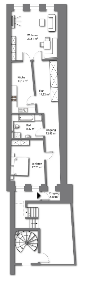 Grundriss Kaiserstr 39